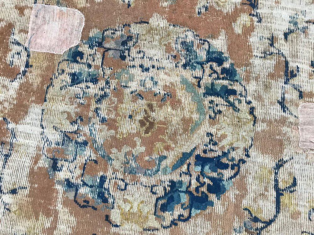 Distressed Chinese Rug