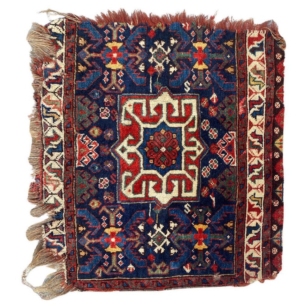 Distressed Ghashghaei Bag Face Rug