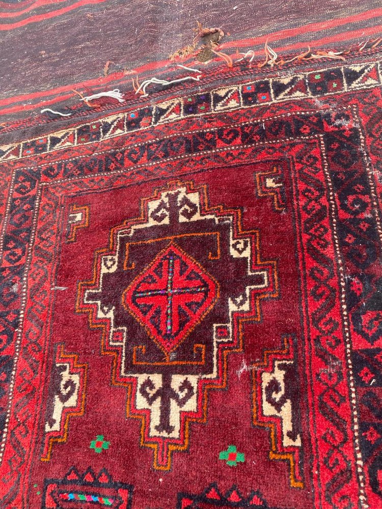 Distressed Khorjin Rug