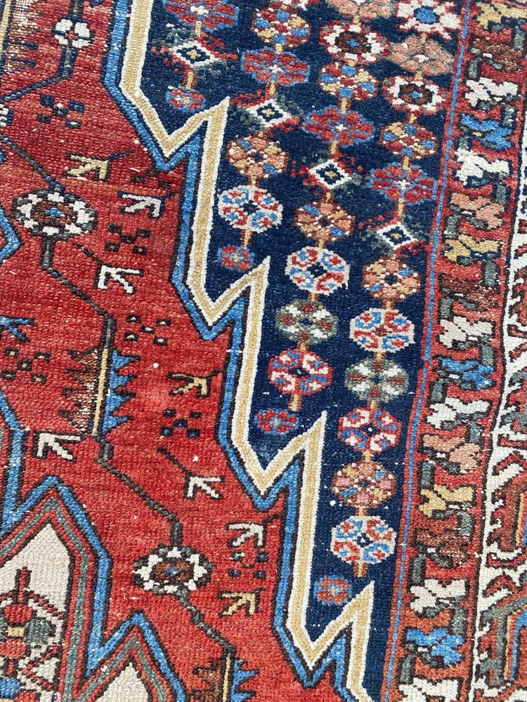 Distressed Mazlaghan Rug