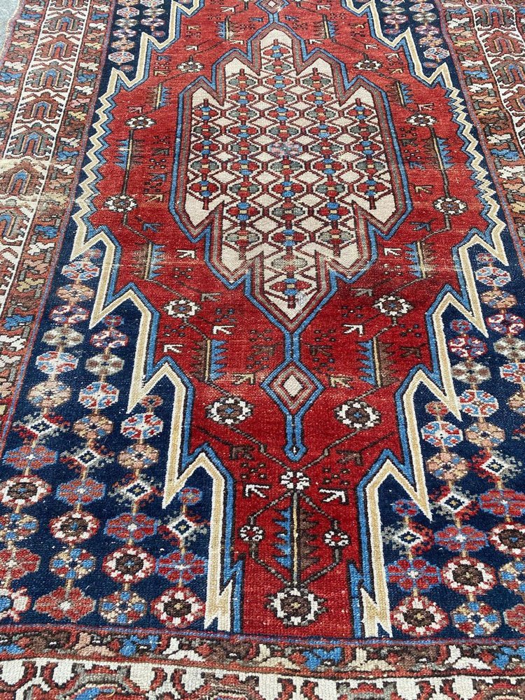 Distressed Mazlaghan Rug