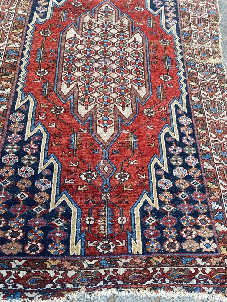 Distressed Mazlaghan Rug