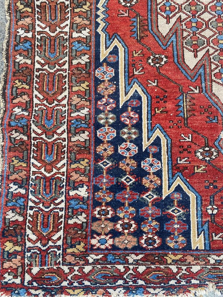 Distressed Mazlaghan Rug