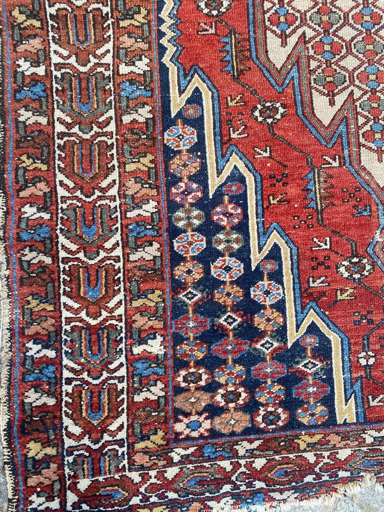 Distressed Mazlaghan Rug