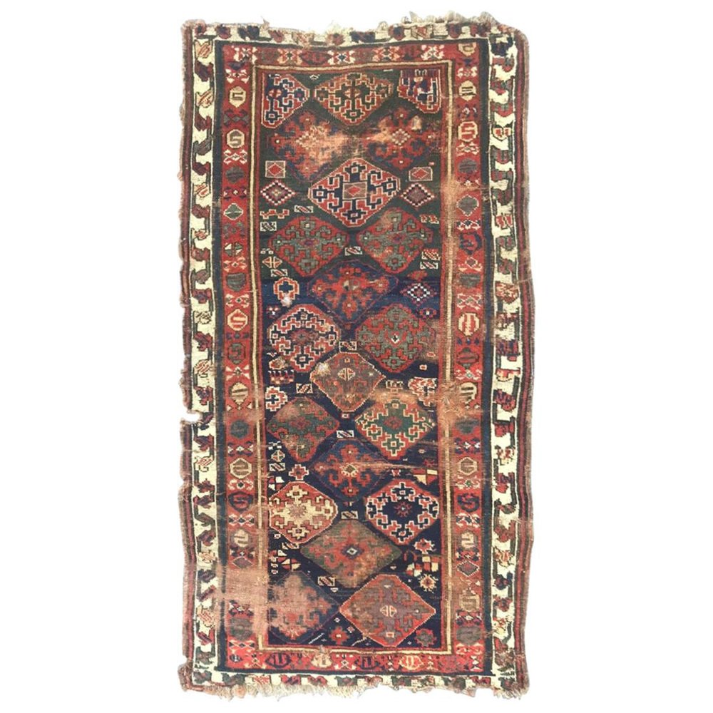 Distressed North Western Kurdish Rug-YMM-1062050