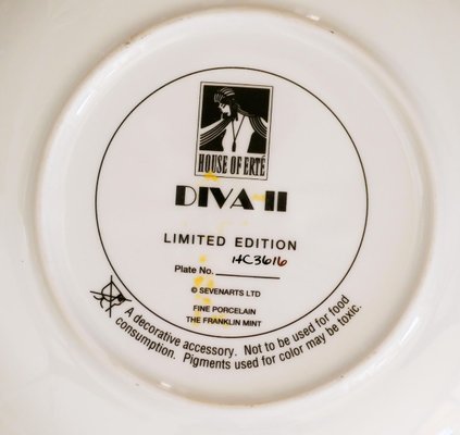 Diva - Porcelain Collector Plate - 1990 1990-ZCI-760861