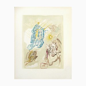 Divine Comedy Paradise 26 - Dante Covers the View by Salvador Dali-FMZ-904137