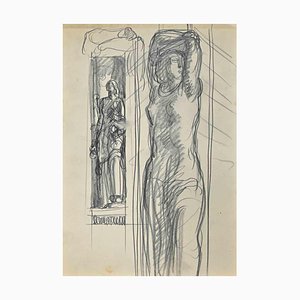 Divinity Sculptures, Original Drawing, Early 20th-Century-ZCI-1250837