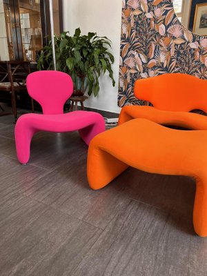 Djinn Living Room Set by Olivier Mourgue for Airborne, 1960s, Set of 3-SEI-1548977