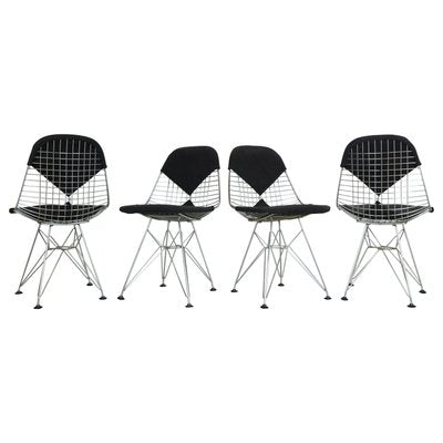 DKR-2 Bikini Wire Chairs attributed to Eames for Herman Miller, 1960, Set of 4-DT-2026162