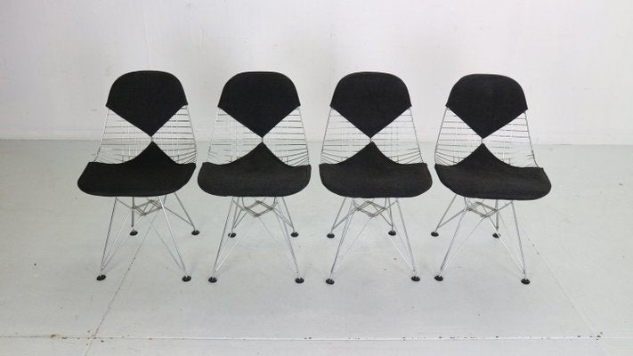 DKR-2 Bikini Wire Chairs attributed to Eames for Herman Miller, 1960, Set of 4-DT-2026162