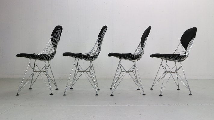 DKR-2 Bikini Wire Chairs attributed to Eames for Herman Miller, 1960, Set of 4-DT-2026162