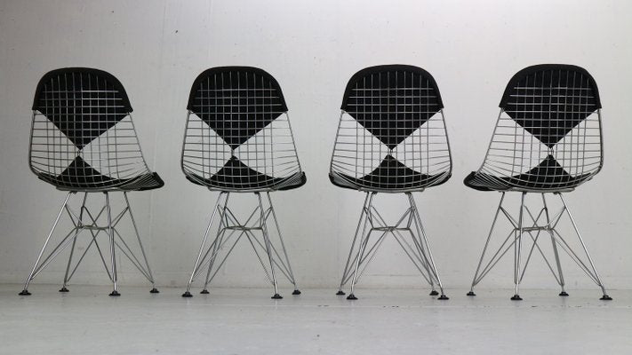 DKR-2 Bikini Wire Chairs attributed to Eames for Herman Miller, 1960, Set of 4-DT-2026162