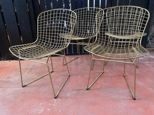 DLG Style Wire Chairs, Set of 4