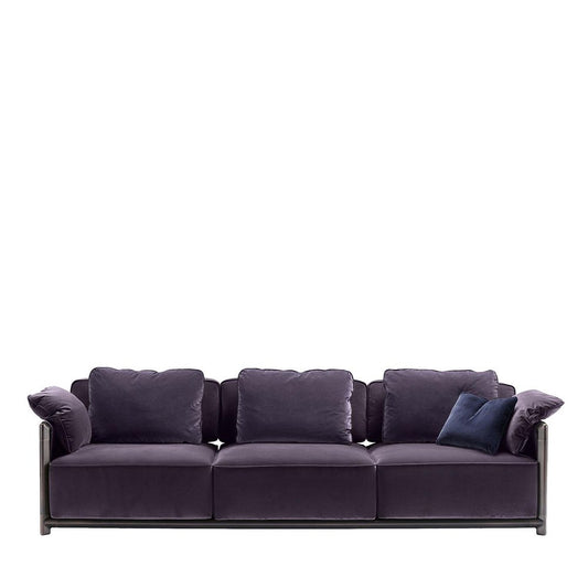 Dodo Purple Sofa by Stefano Giovannoni