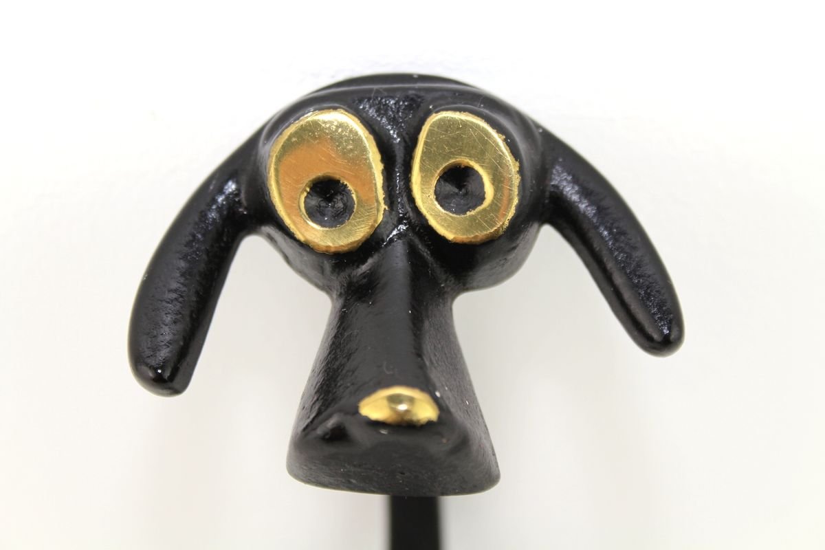 Dog Coat Hook by Walter Bosse for Herta Baller, 1950s