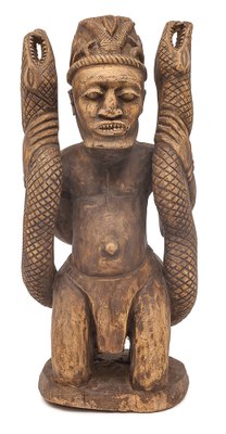 Dogon Artist, Healer Statue, 1950s, Wood-JCN-1761112