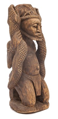 Dogon Artist, Healer Statue, 1950s, Wood-JCN-1761112