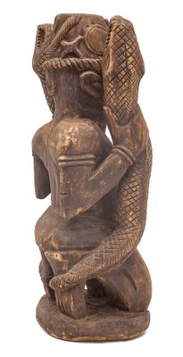 Dogon Artist, Healer Statue, 1950s, Wood-JCN-1761112