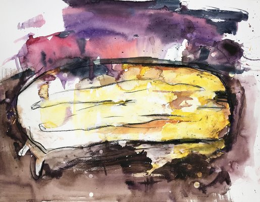 Doïna Vieru, Bath, 2023, Watercolor on Paper-CHG-2037201