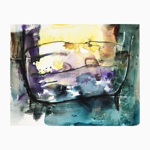 Doïna Vieru, Bath 3, 2023, Watercolor on Paper-CHG-2037203