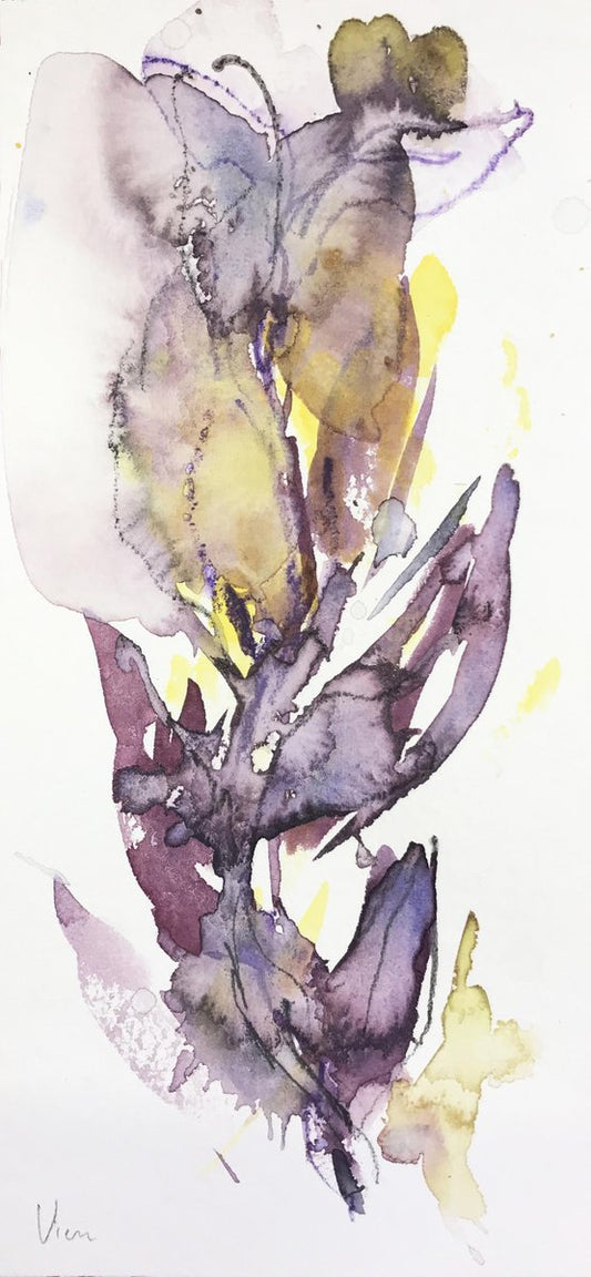 Doïna Vieru, Untitled 16, Ecuador, 2021, Watercolor on Hahnemuhle Paper