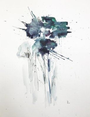 Doïna Vieru, Untitled, 2023, Watercolor & Ink on Paper-CHG-2037678