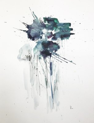 Doïna Vieru, Untitled 6, Ecuador, 2021, Watercolor on Canson Paper-CHG-1101274