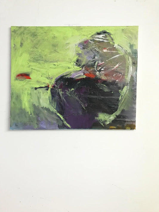 Doina Vieru, Vert, 2020, Oil on Canvas