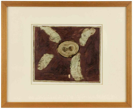 Domenico Bianchi, Untitled, Mixed Media, 1980s, Framed