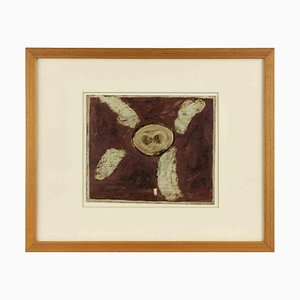 Domenico Bianchi, Untitled, Mixed Media, 1980s, Framed-ZCI-1770158