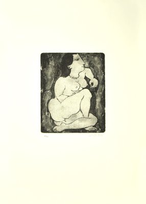 Domenico Cantatore, Nude, Etching, 1964-ZCI-1760490