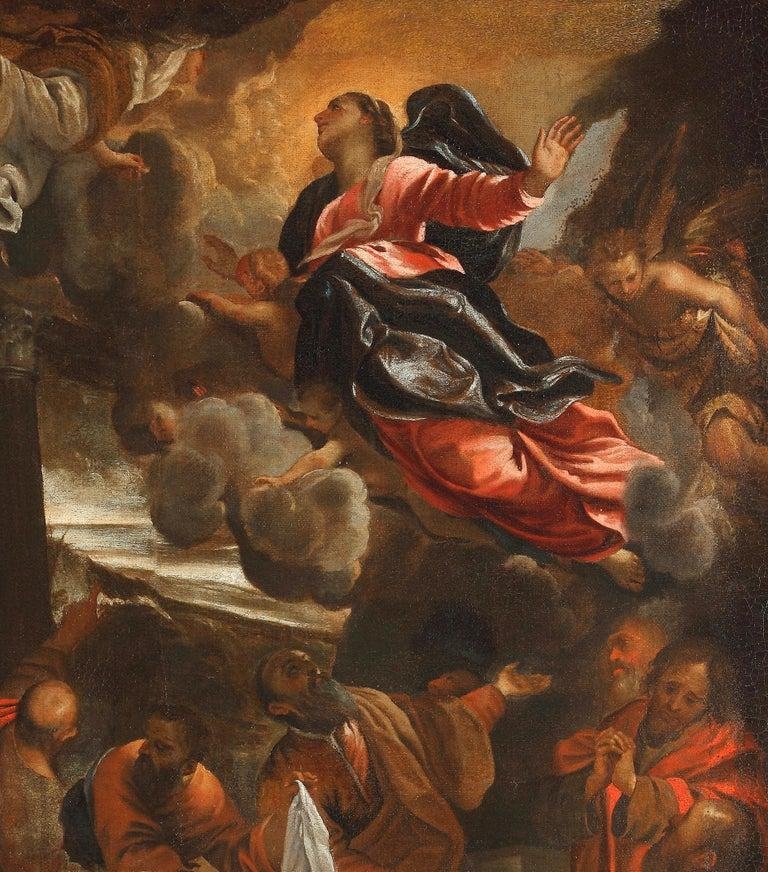 Domenico Maria Canuti, The Assumption of the Virgin, Oil on Canvas, 1600s