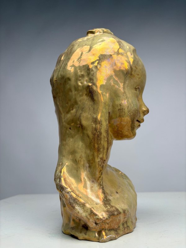 Domenico Matteucci Style Head of Girl by Pietro Melandri, 1950