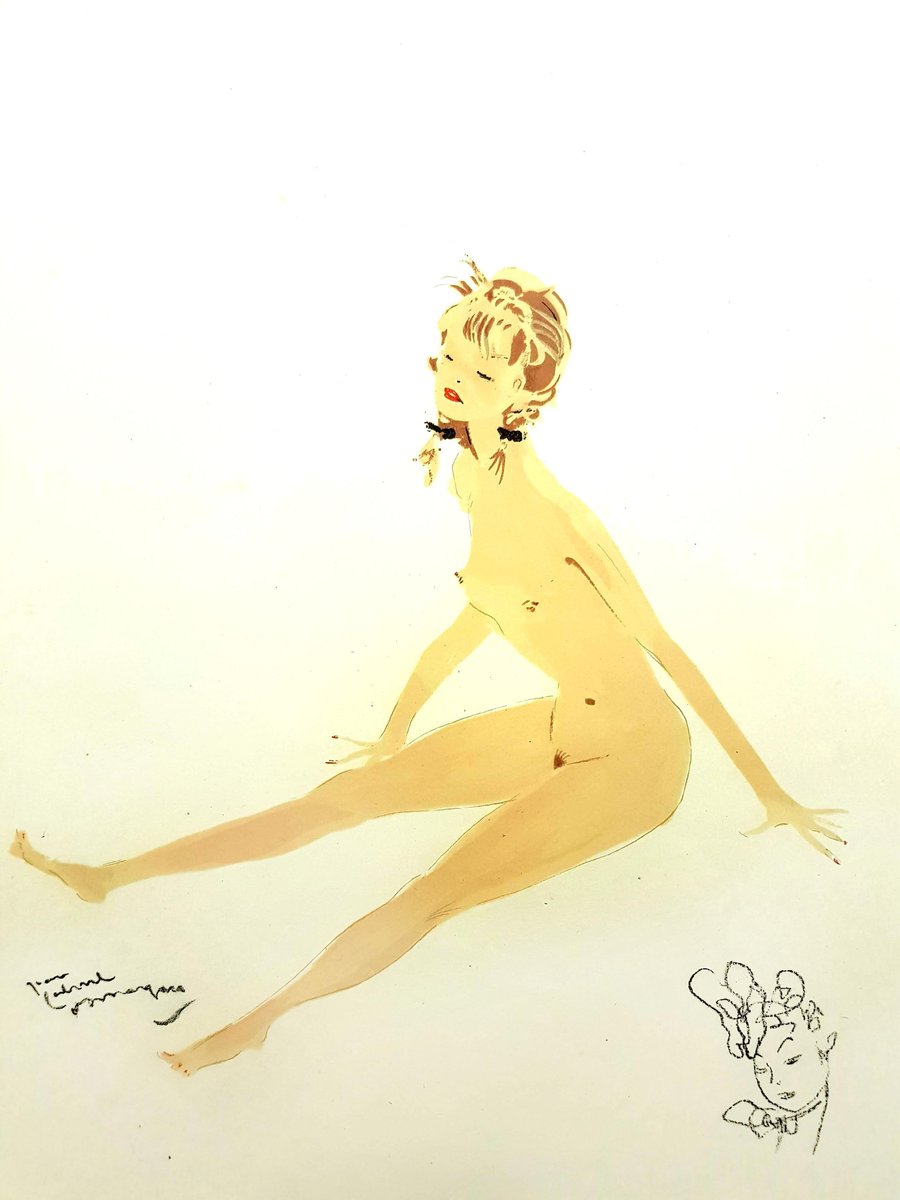 Domergue - Sublime - Original Signed Lithograph 1956