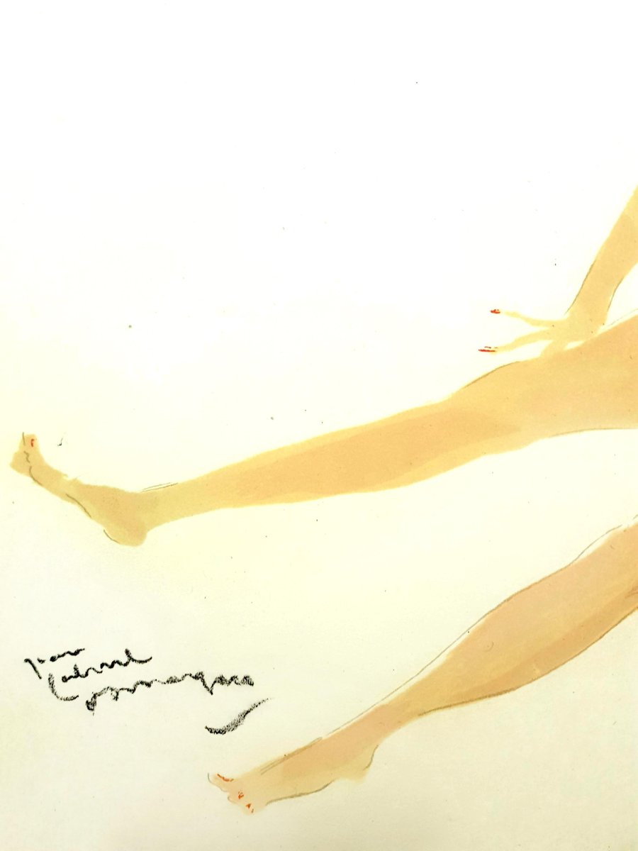 Domergue - Sublime - Original Signed Lithograph 1956