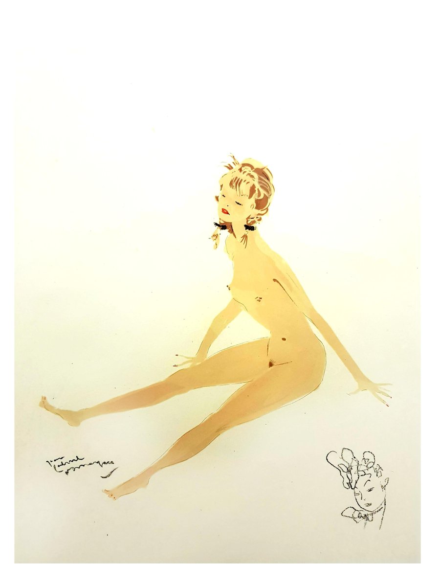 Domergue - Sublime - Original Signed Lithograph 1956