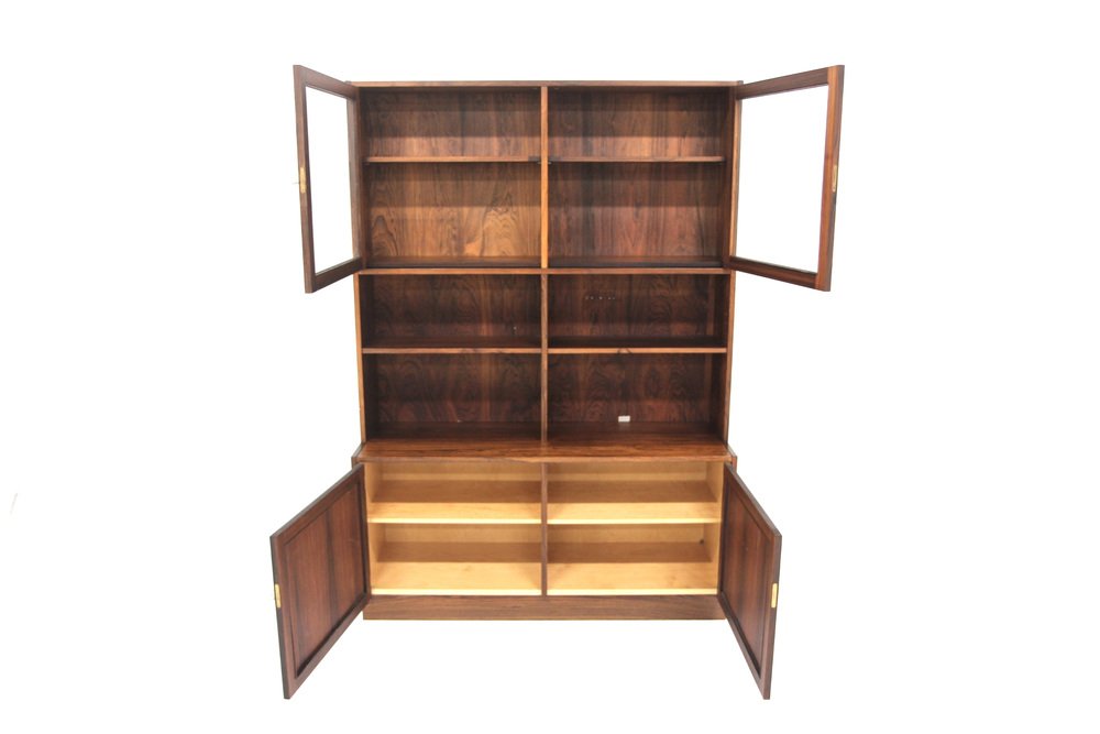 Domi Mounted Library in Rosewood by Nils Jonssons for Hugo Troeds, Sweden, 1960s