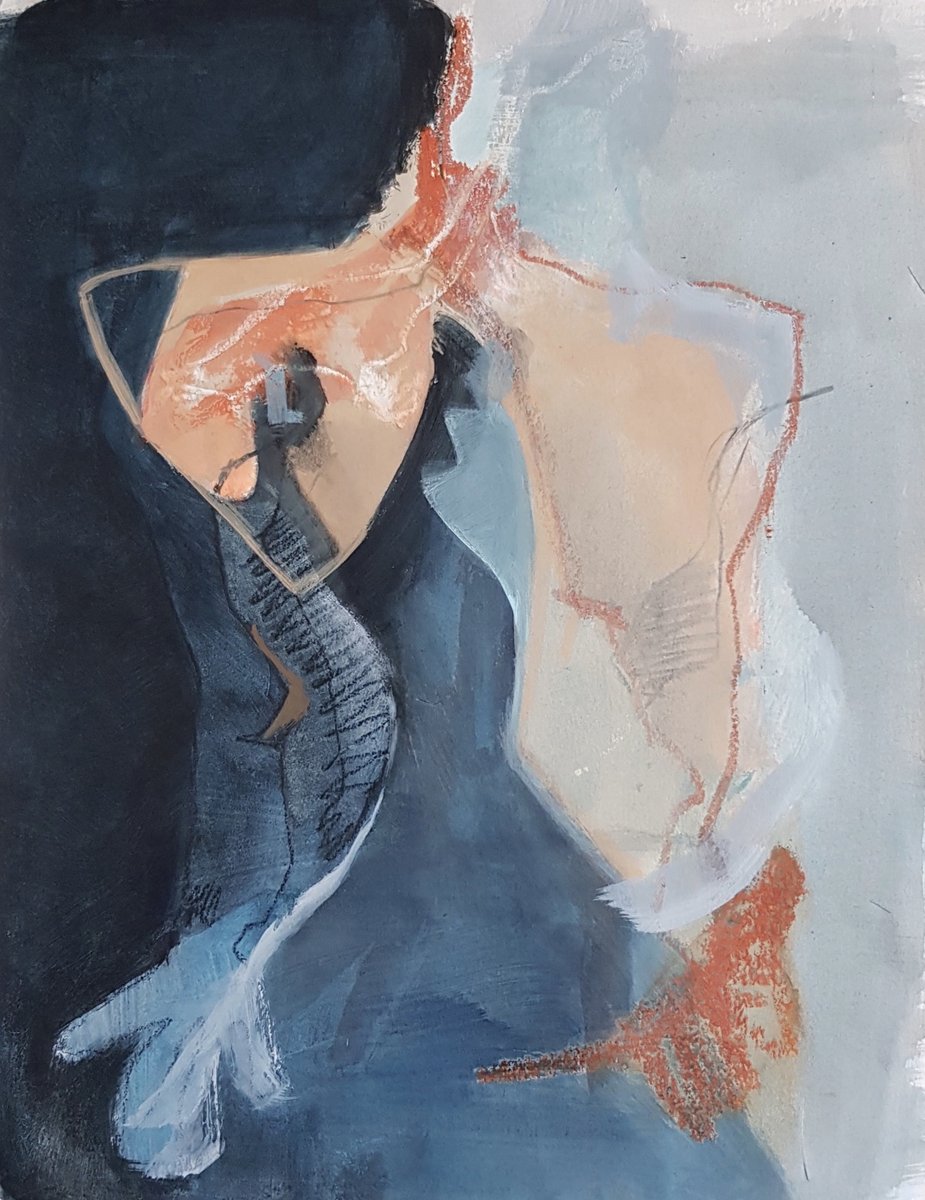 Dominique Verburgh, Untitled, 2019, Acrylics and Pastel on Paper