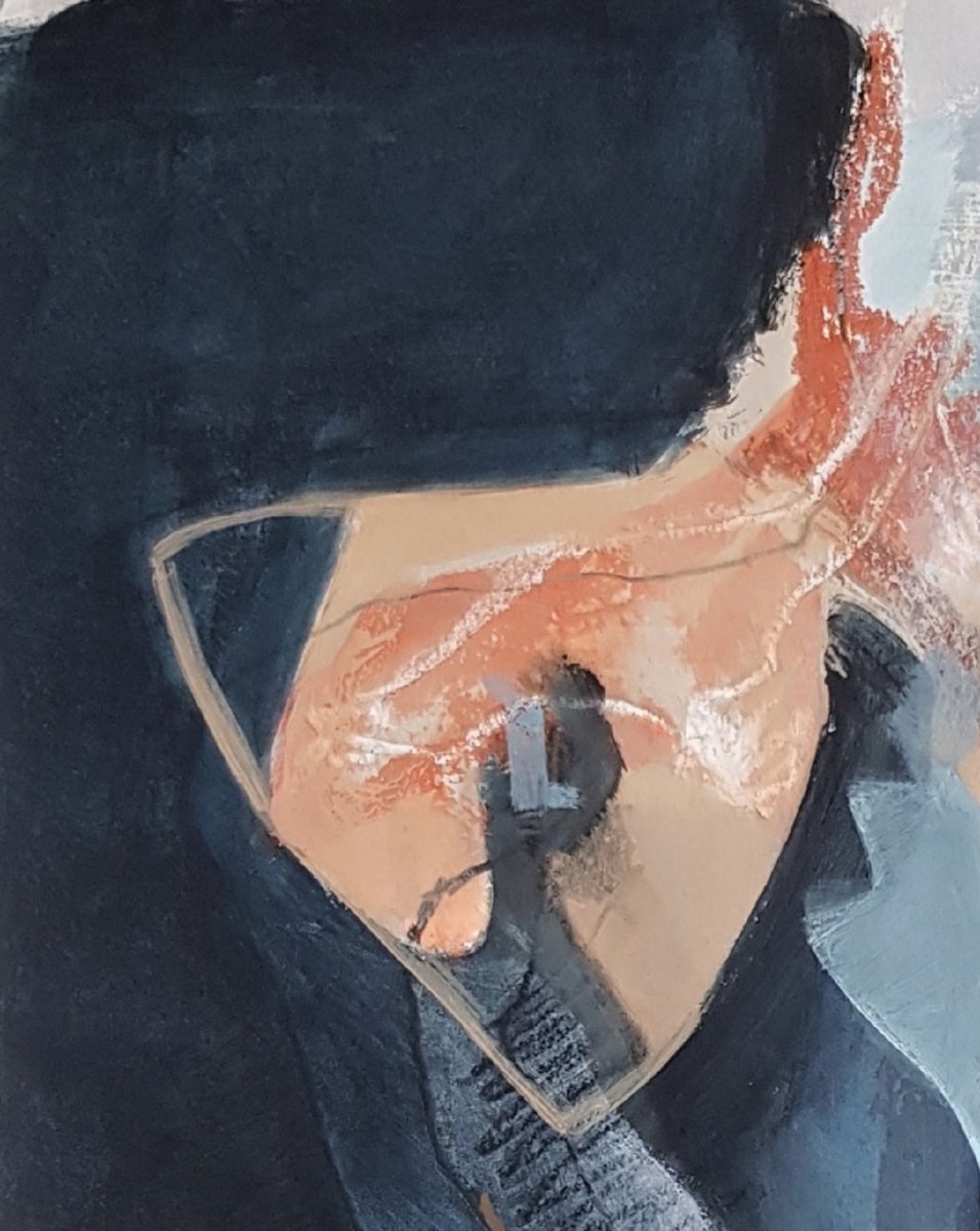 Dominique Verburgh, Untitled, 2019, Acrylics and Pastel on Paper