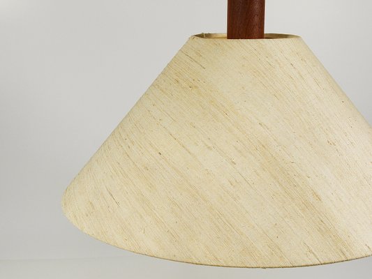 Domus Danish Modern Teak Pendant Lamp, Denmark, 1970s-MWV-2023315