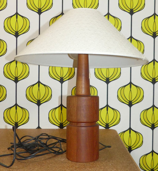 Domus Table Lamp in Teak, 1960s