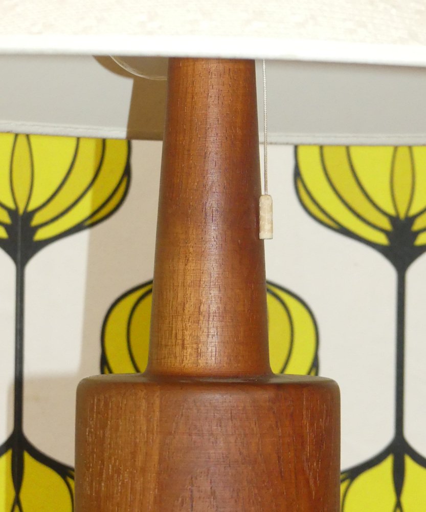 Domus Table Lamp in Teak, 1960s