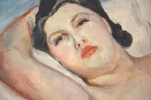 Donato Frisia, Nude of Woman, 1930, Oil on Canvas-ZCI-788103