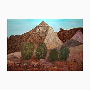 Dondi Schwartz, Four Trees In The Desert, 2020, Oil on Canvas-CHG-2030837