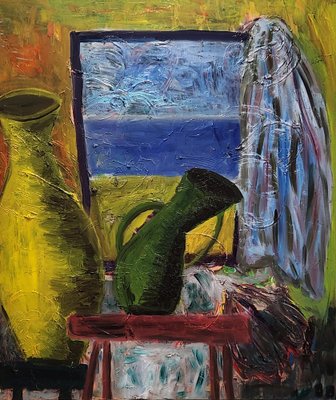 Dondi Schwartz, Still Life by the Sea, 2023, Oil on Canvas-CHG-2031110