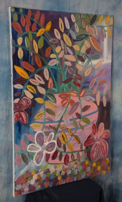 Dondi Schwartz, Vase with Flowers, 2022, Oil on Canvas-CHG-2025919