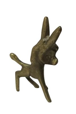 Donkey Figure in Brass by Walter Bosse-FYZ-1322687