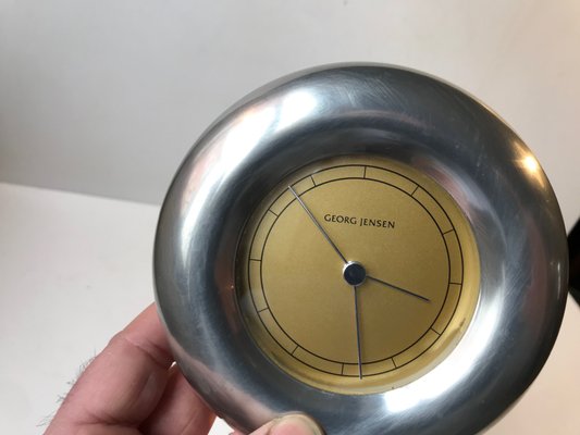 Donut Wall Clock and Hygrometer by Andreas Mikkelsen for Georg Jensen, 1990s, Set of 2-LCR-919830