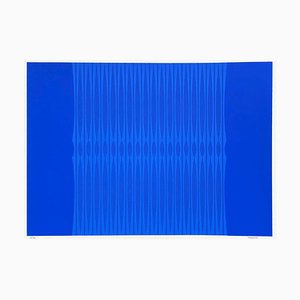 Dordevic Miodrag, Blue Kinetic Composition, 1975, Screen Print-FMZ-1381043